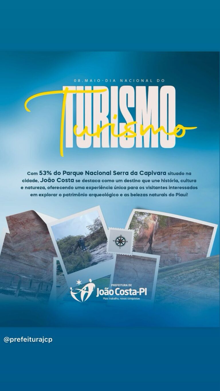 João Costa celebra o Dia Nacional do Turismo destacando seu potencial no cenário piauiense