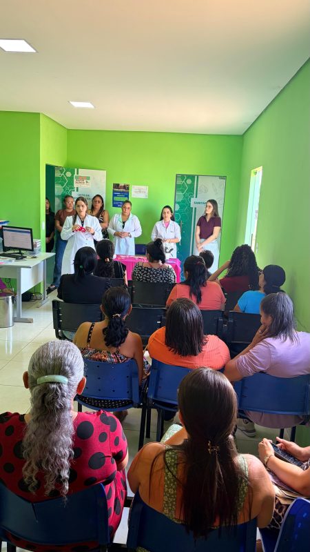 Mutirão de Papanicolau na UBS Mãe Andrelina reforça prevenção ao câncer do colo do útero.