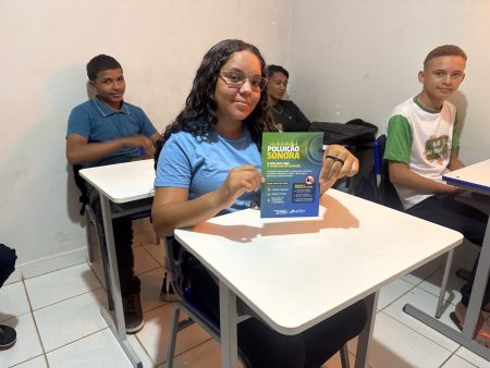 Secretaria de Meio Ambiente Realiza Palestra de Poluição Sonora para Turma EJA